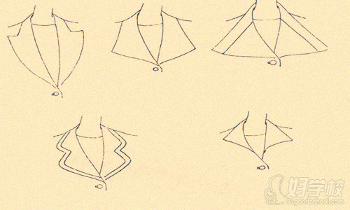 服装造型设计(三)-衣领的设计