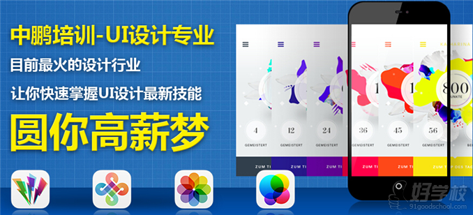 深圳UI设计就业培训班(免费推荐就业)-深圳中鹏